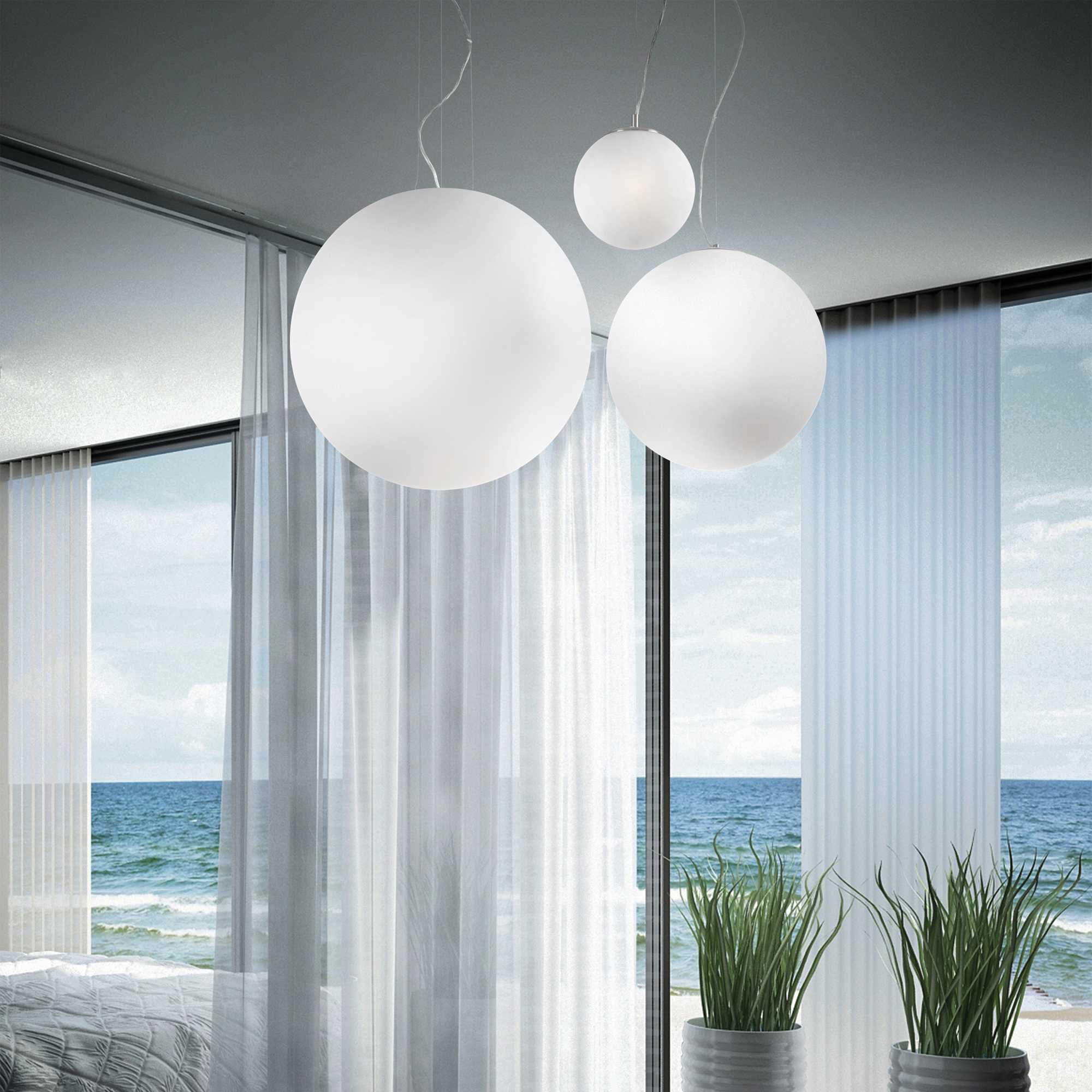 Mapa Bianco - Ideal-Lux lampadari a sospensione in vetro design moderno –  Casa della Luce