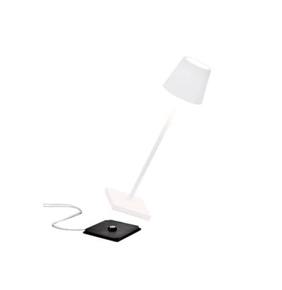 Poldina Pro Micro Bianco Lampada ricaricabile da tavolo