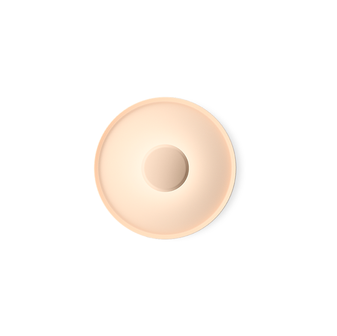 Top lampada da parete soffitto led in alluminio Ø 40 cm. Soft Pink DALI-2