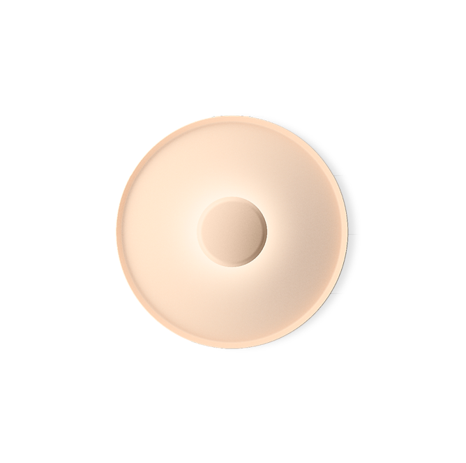 Top lampada da parete soffitto led in alluminio Ø 60 cm. Soft Pink Pulsante 1-10V DALI-2