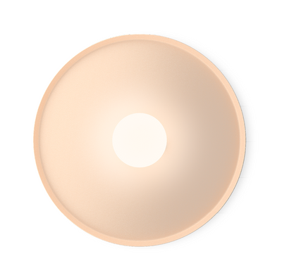 Top lampada da parete soffitto led in alluminio e vetro Ø 90 cm. Soft Pink Pulsante 1-10V DALI-2
