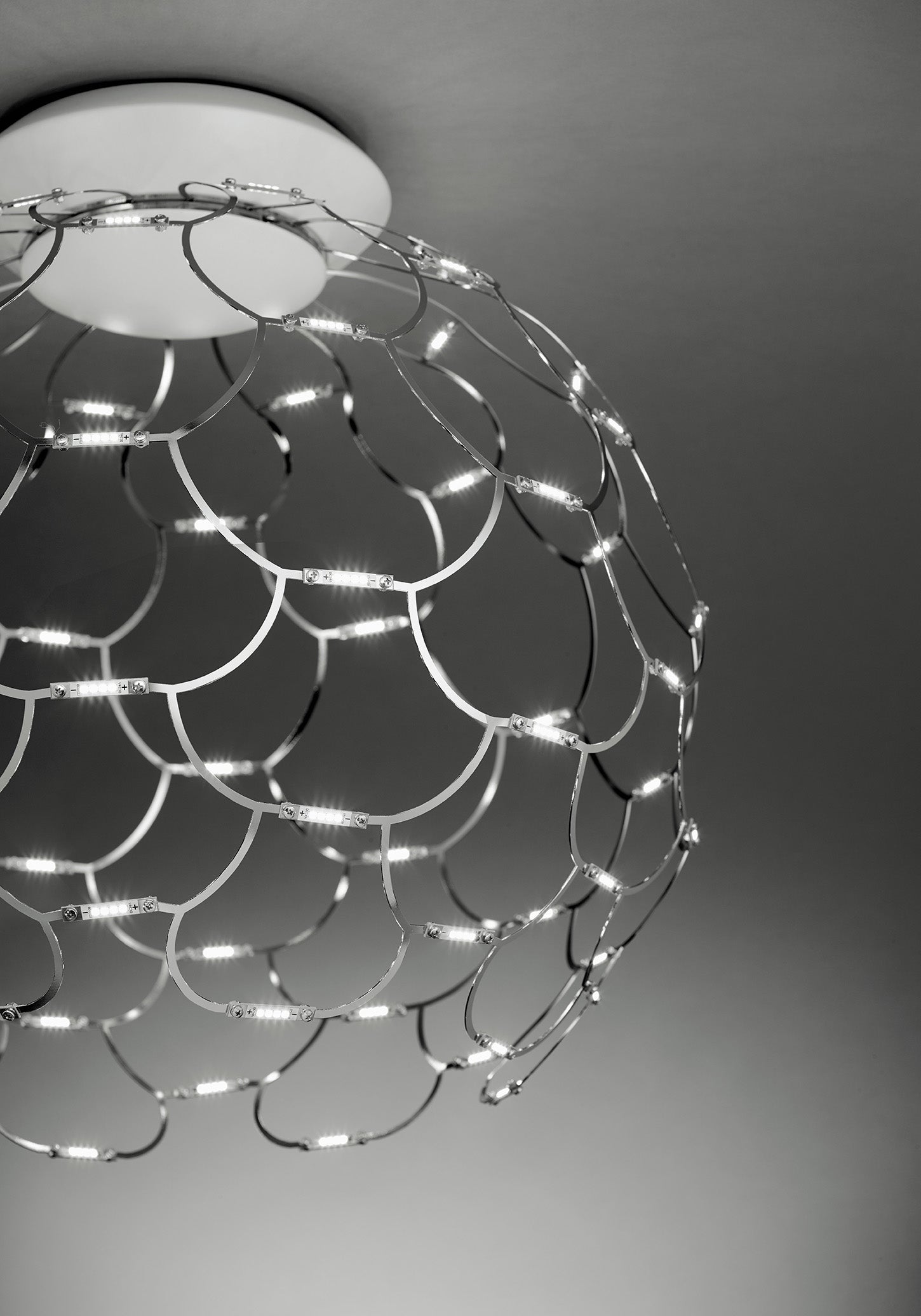 Lamoi soffitto piccola Led 49W rame Push DALI 0-10V 1-10V