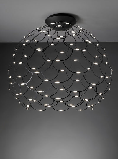 Lamoi soffitto grande Led 99W cromo Push DALI 0-10V 1-10V