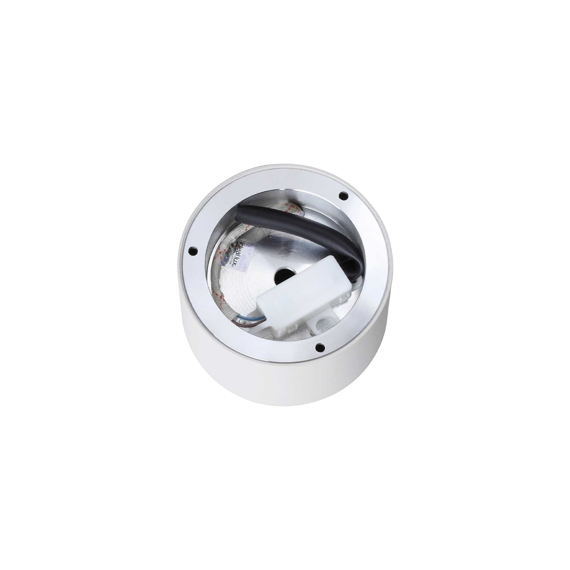 Spike pl1 round Lampada da soffitto in metallo nero