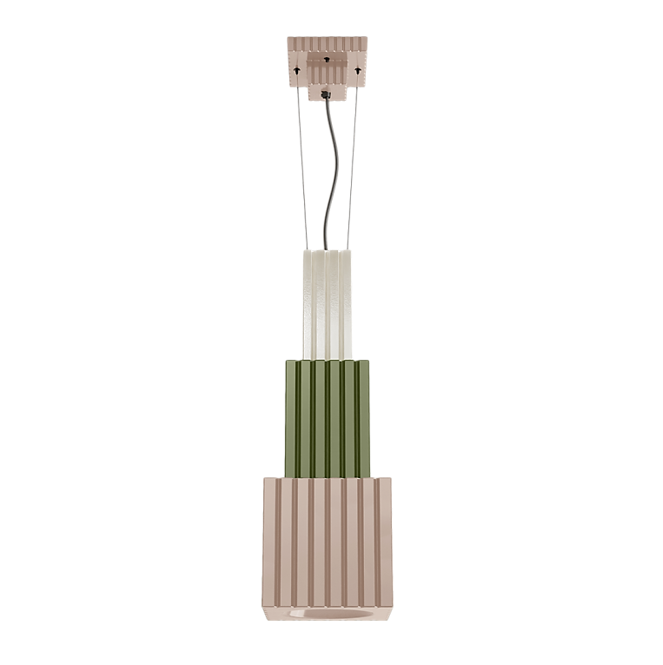 Metra C2831 lampadario sospensione ceramica decorata