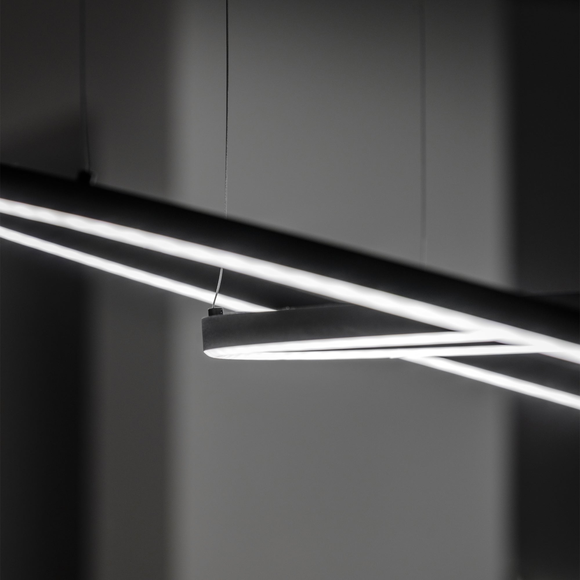 Oracle slim sp d50 round 3000k Dali-Push lampadario sospensione led nero