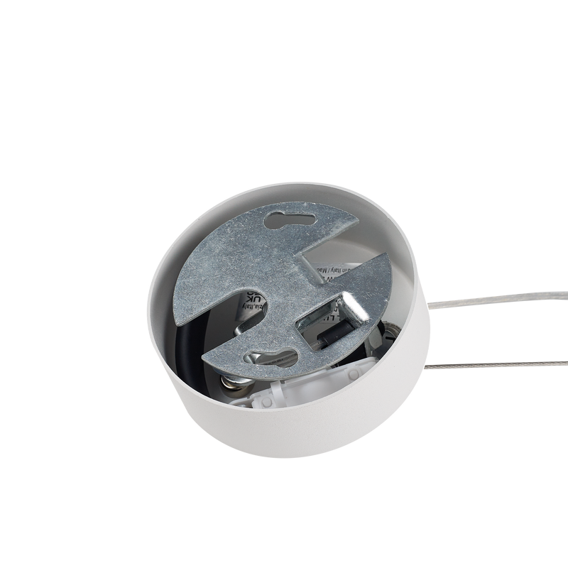 Mapa Bianco sp1 d10 Sospensione sfera in vetro Ø10 cm.