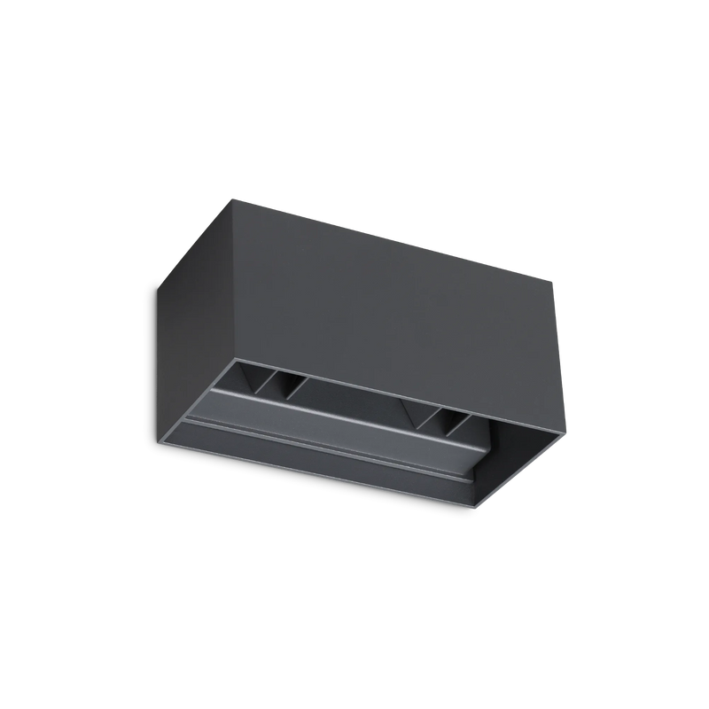 Atom ap d20 Applique led fascio orientabile in alluminio per esterno antracite