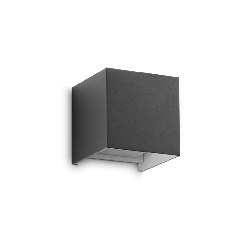 Atom ap d10 Applique led fascio orientabile in alluminio per esterno antracite