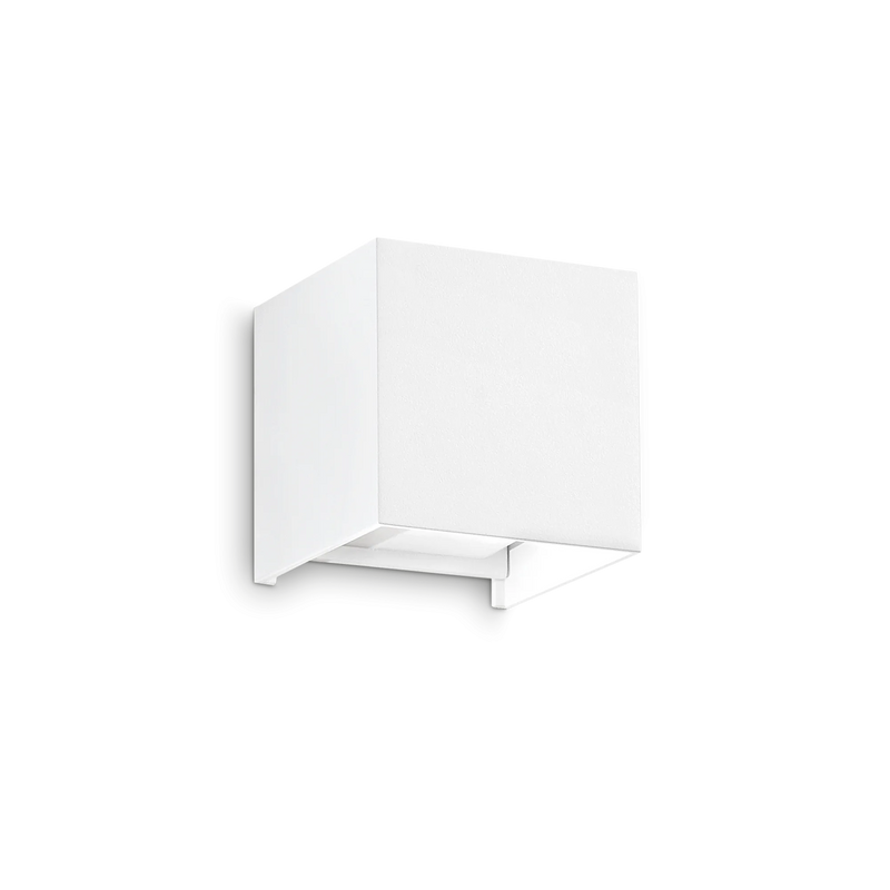Atom ap d10 Applique led fascio orientabile in alluminio per esterno bianco