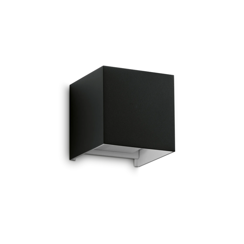 Atom ap d10 Applique led fascio orientabile in alluminio per esterno nero