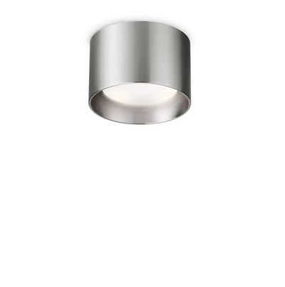 Spike pl1 round Lampada da soffitto in metallo nickel