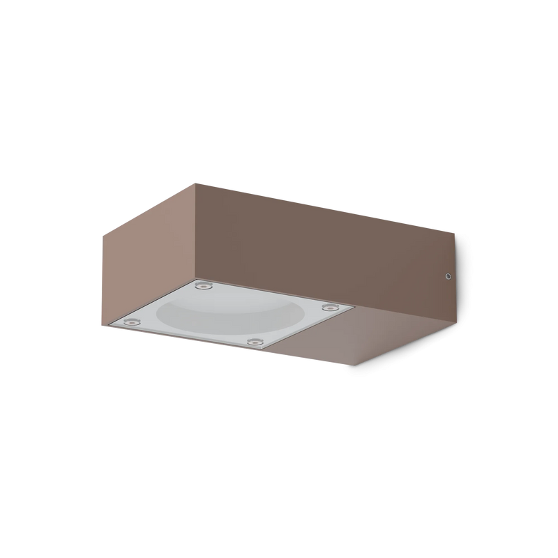 Sirio ap1 Applique alluminio per esterno coffee