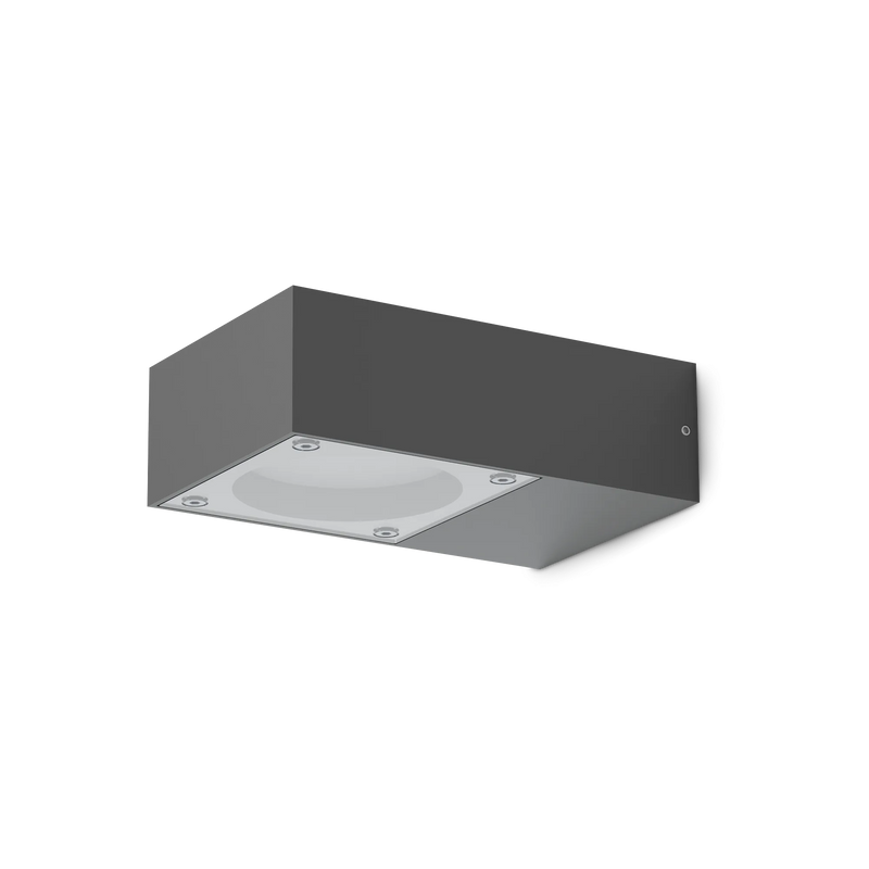 Sirio ap1 Applique alluminio per esterno nero