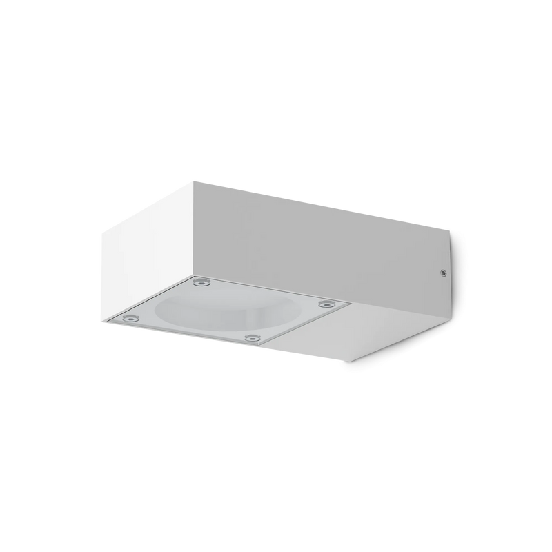 Sirio ap1 Applique alluminio per esterno bianco