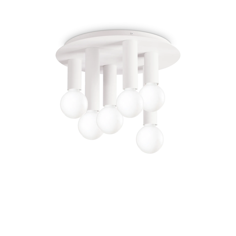 Petit pl6 Plafoniera soffitto cilindro bianco