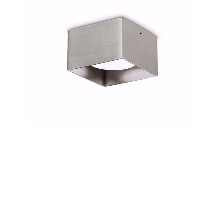 Spike pl1 square Lampada da soffitto in metallo nickel