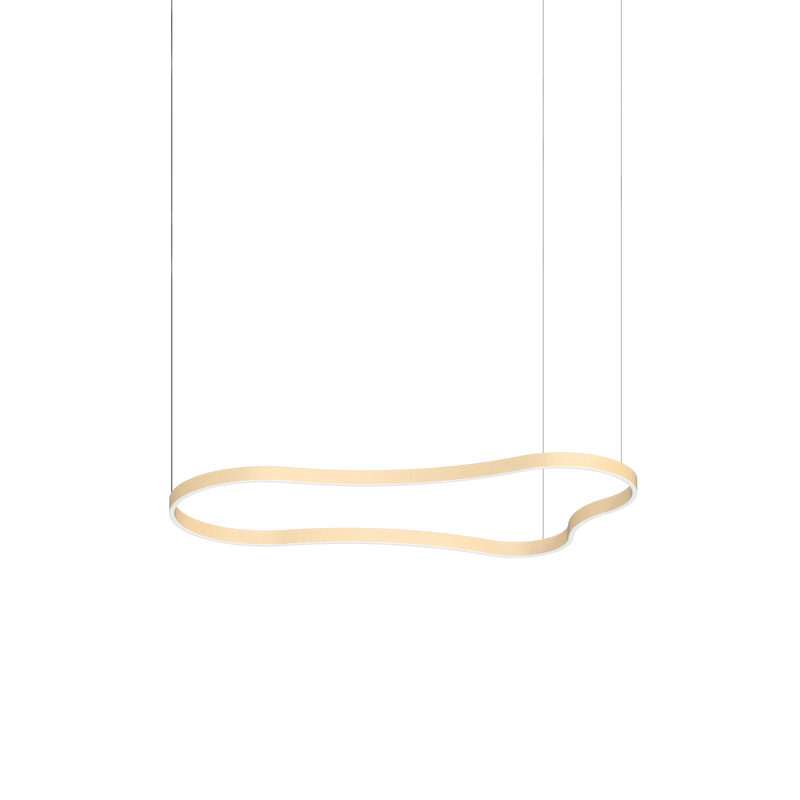 Waves-3 sp Lampadario Sospensione LED oro