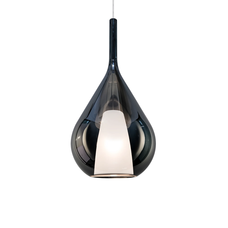 Kalique sp1-3 d28 Sospensione in vetro borosilicato fumé