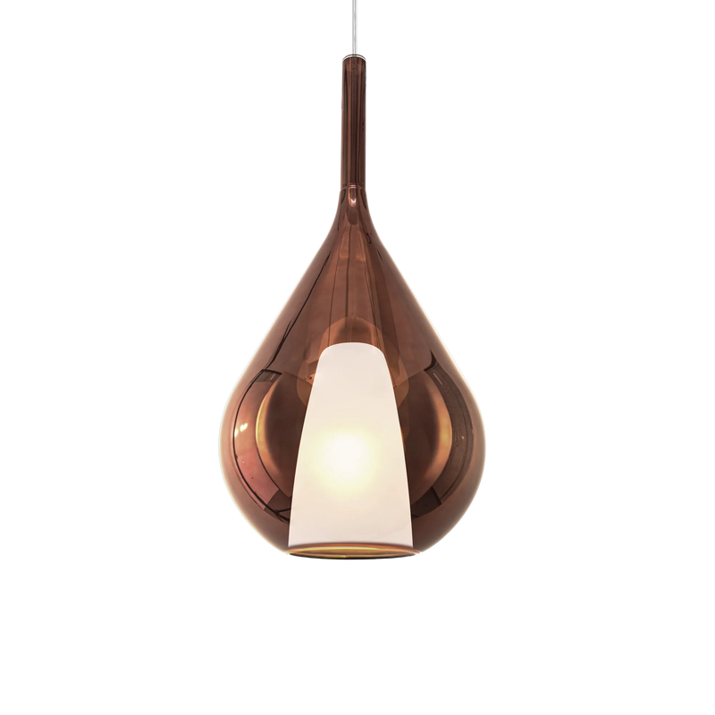 Kalique sp1-3 d28 Sospensione in vetro borosilicato rame
