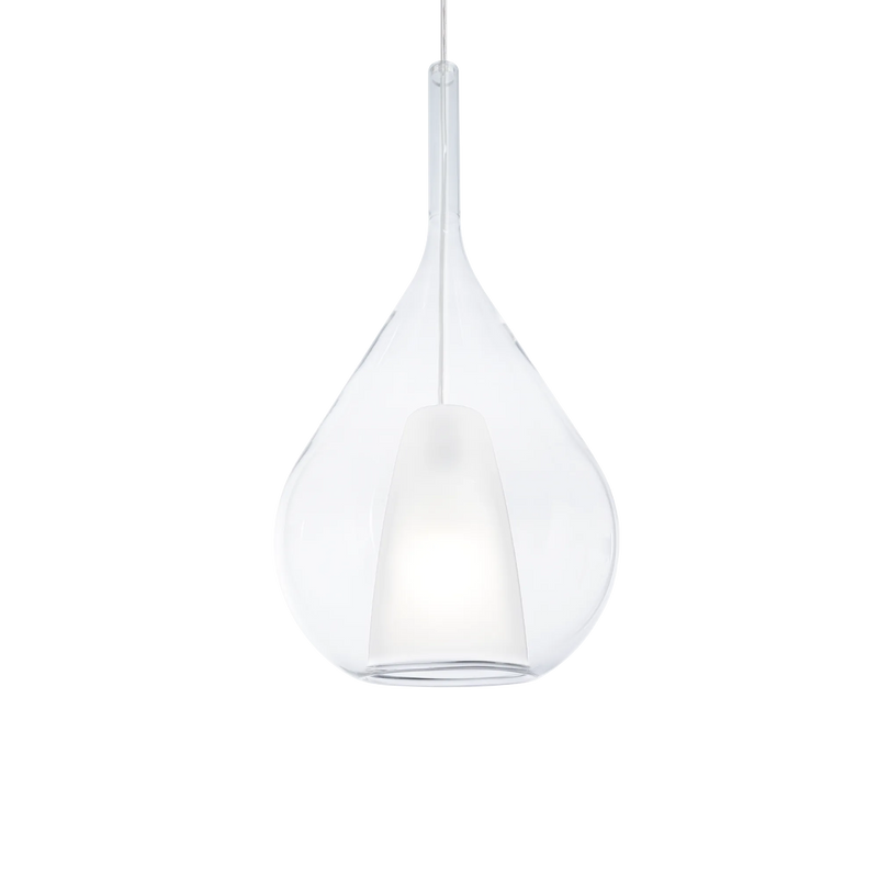 Kalique sp1-3 d28 Sospensione in vetro borosilicato trasparente