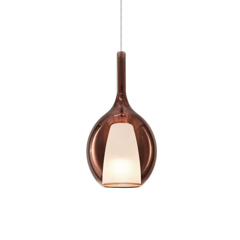 Kalique sp1-2 d18 Sospensione in vetro borosilicato rame