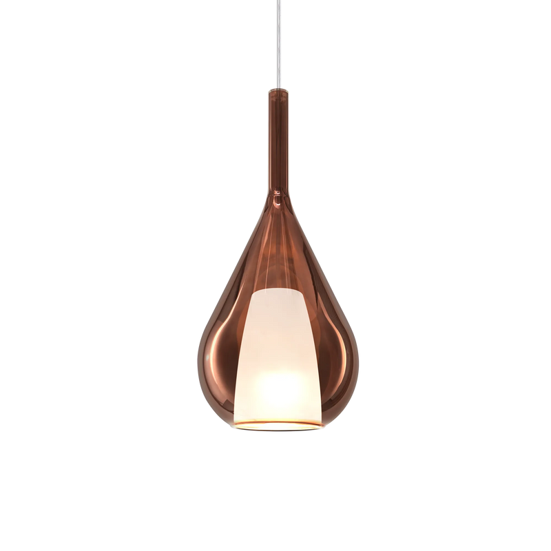Kalique sp1-3 d18 Sospensione in vetro borosilicato rame