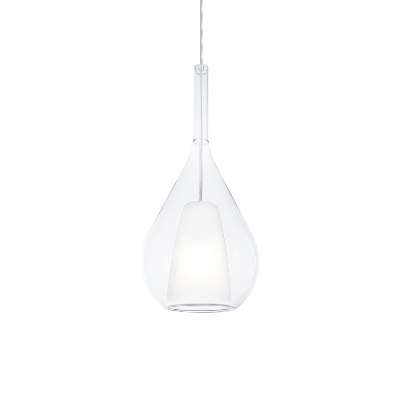 Kalique sp1-3 d18 Sospensione in vetro borosilicato trasparente