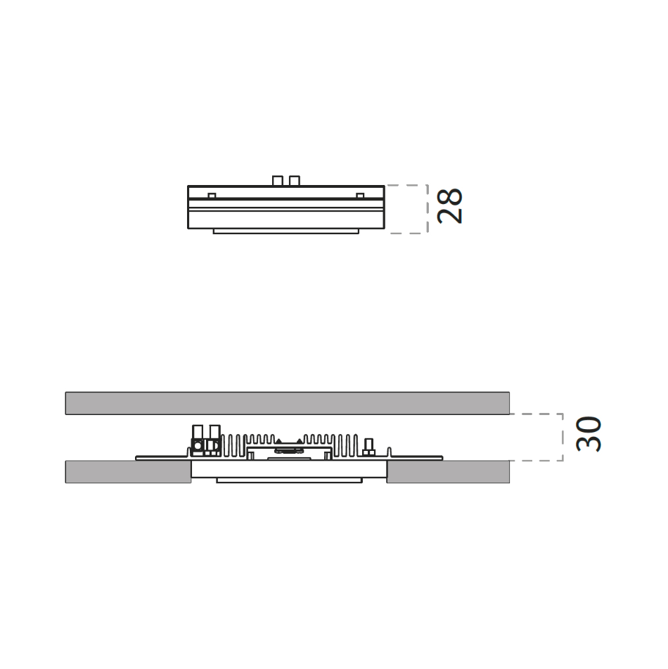 4249R Miniled faretto incasso LED max 11W 20°/30°/40°/50°