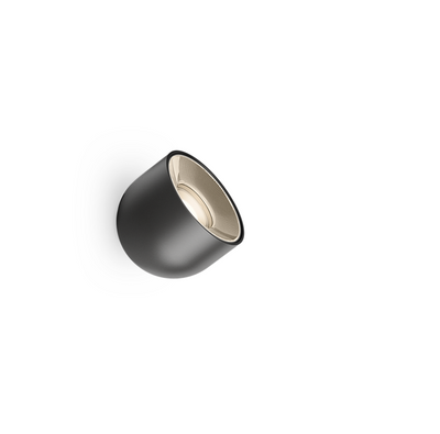 Plusminus Solo spot-light led Ø10 cm. con ottica media orientabile DALI-2 Black