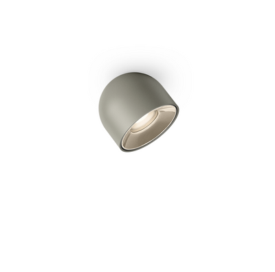 Plusminus Solo spot-light led Ø10 cm. con ottica media orientabile On/Off Green