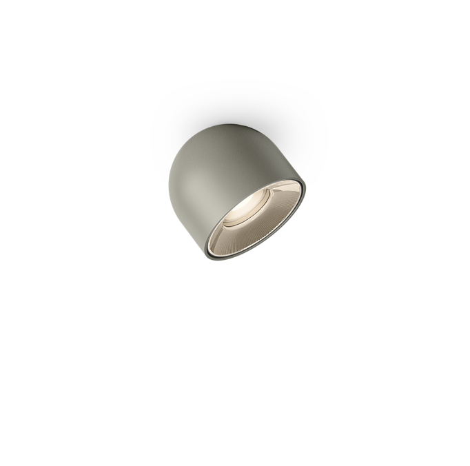 Plusminus Solo spot-light led Ø10 cm. con ottica media orientabile On/Off Green