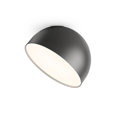Plusminus Solo spot-light led Ø30 cm. con ottica diffusa orientabile Casambi Black