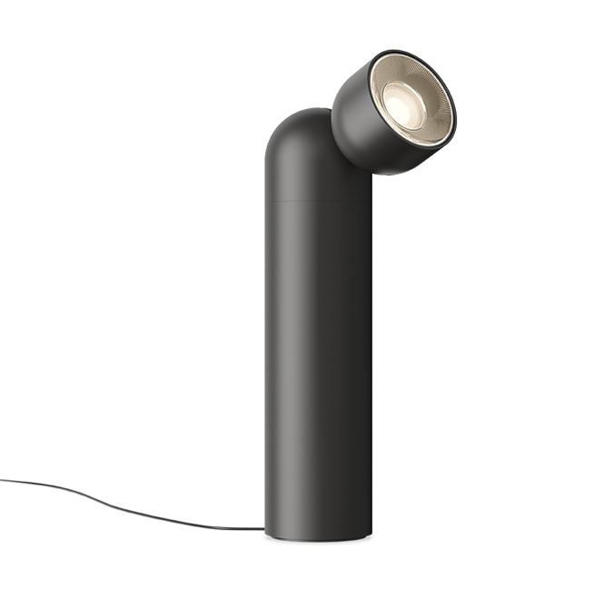 Plusminus Solo lampada terra spot-light led Ø10 cm. con ottica media orientabile Casambi Black