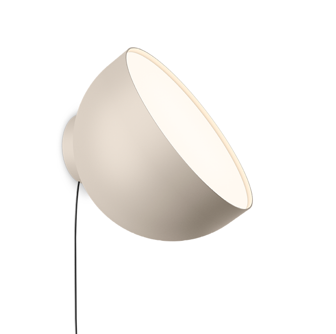 Plusminus Solo spot-light led Ø30 cm. con spina ottica diffusa orientabile Casambi Beige