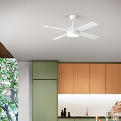 7179 B CT ORIONE Ventilatore soffitto bianco con luce led