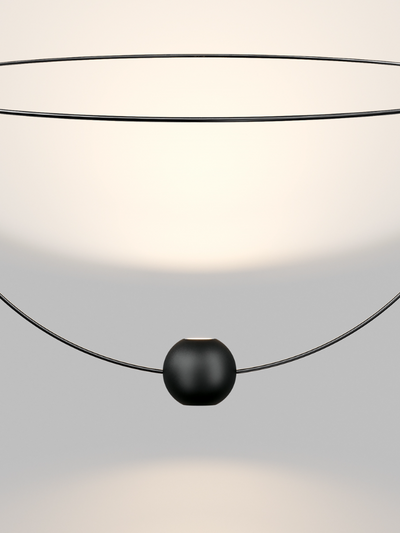 Elara Medium Sospensione Led diametro 60 cm nero