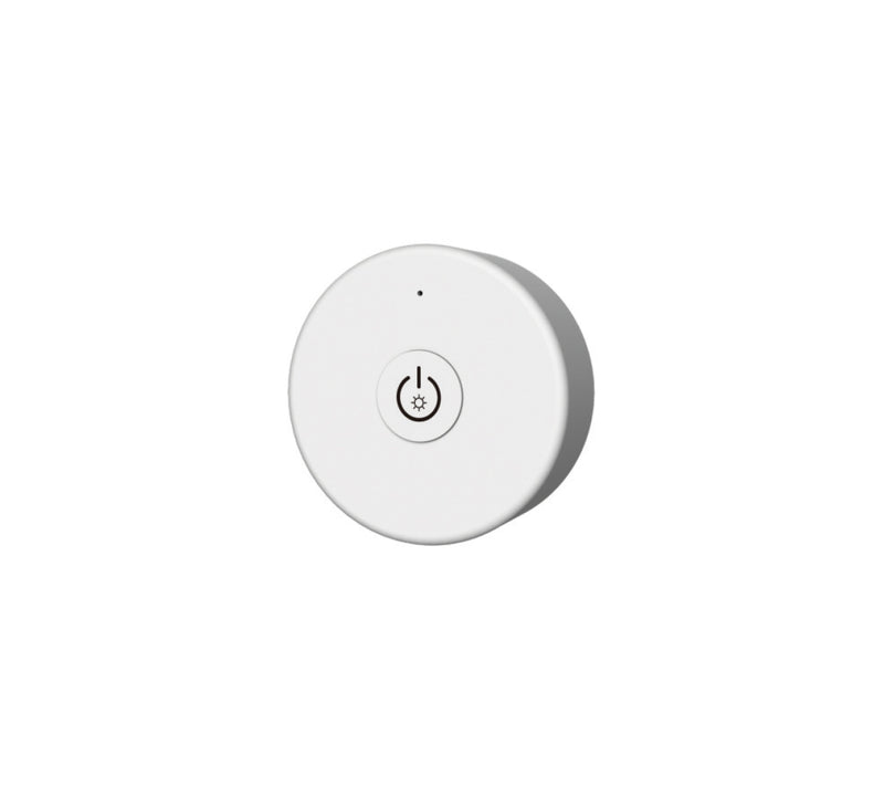 Telecomando bianco 1 zona RF con tasti dimmer per Strip LED monocromatiche