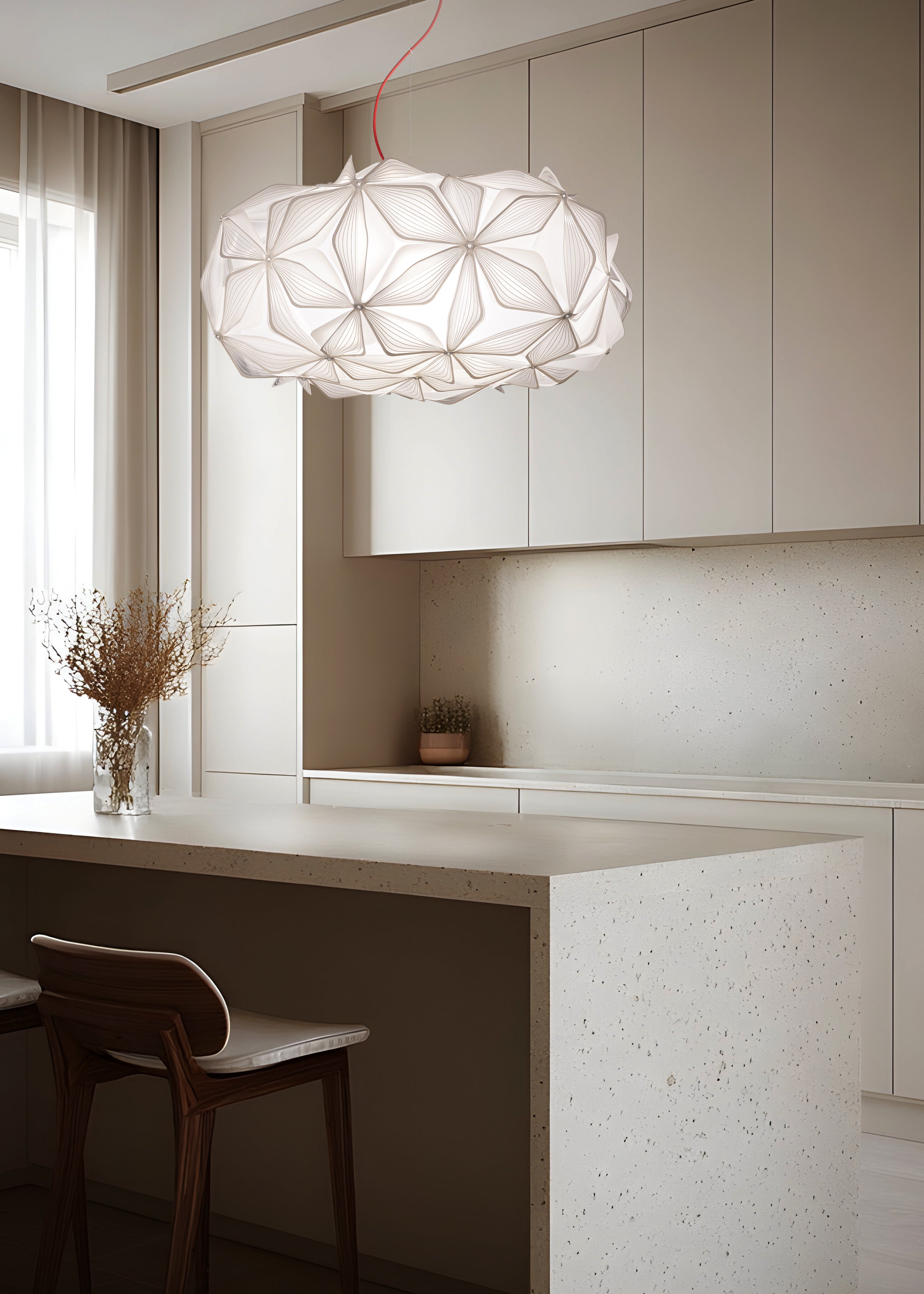 C'est La Vie Suspension Medium White Lampadario diametro 53 cm.