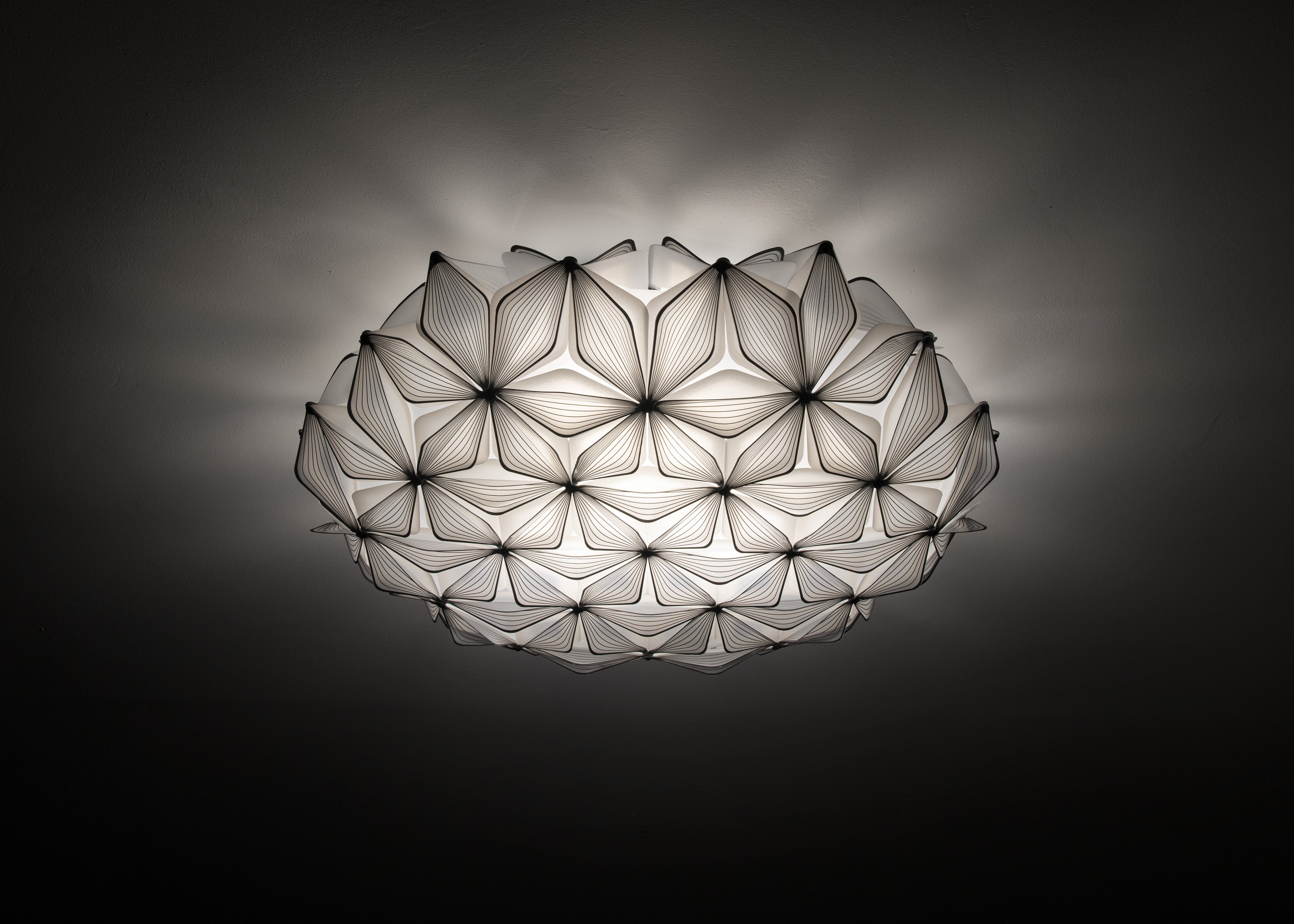 C'est La Vie Ceiling/Wall Large Black Lampada da soffitto parete diametro 71 cm.