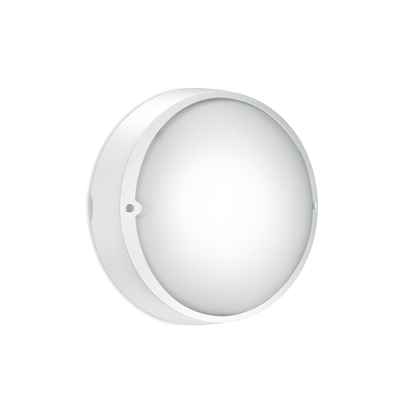 Airy Tonda 300 Applique lampada da parete soffitto per esterno in tecnopolimero vetro acidato IP54