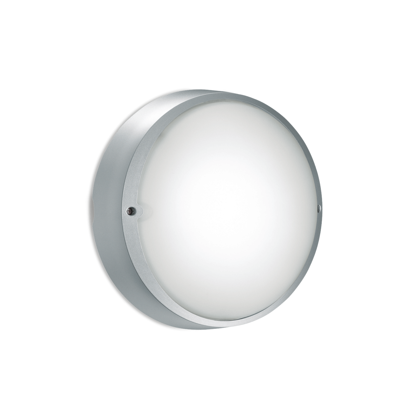 Airy Tonda 300 Applique lampada da parete soffitto per esterno in tecnopolimero vetro acidato IP54