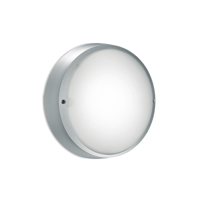 Airy Tonda 300 Applique lampada da parete soffitto per esterno in tecnopolimero vetro acidato IP54