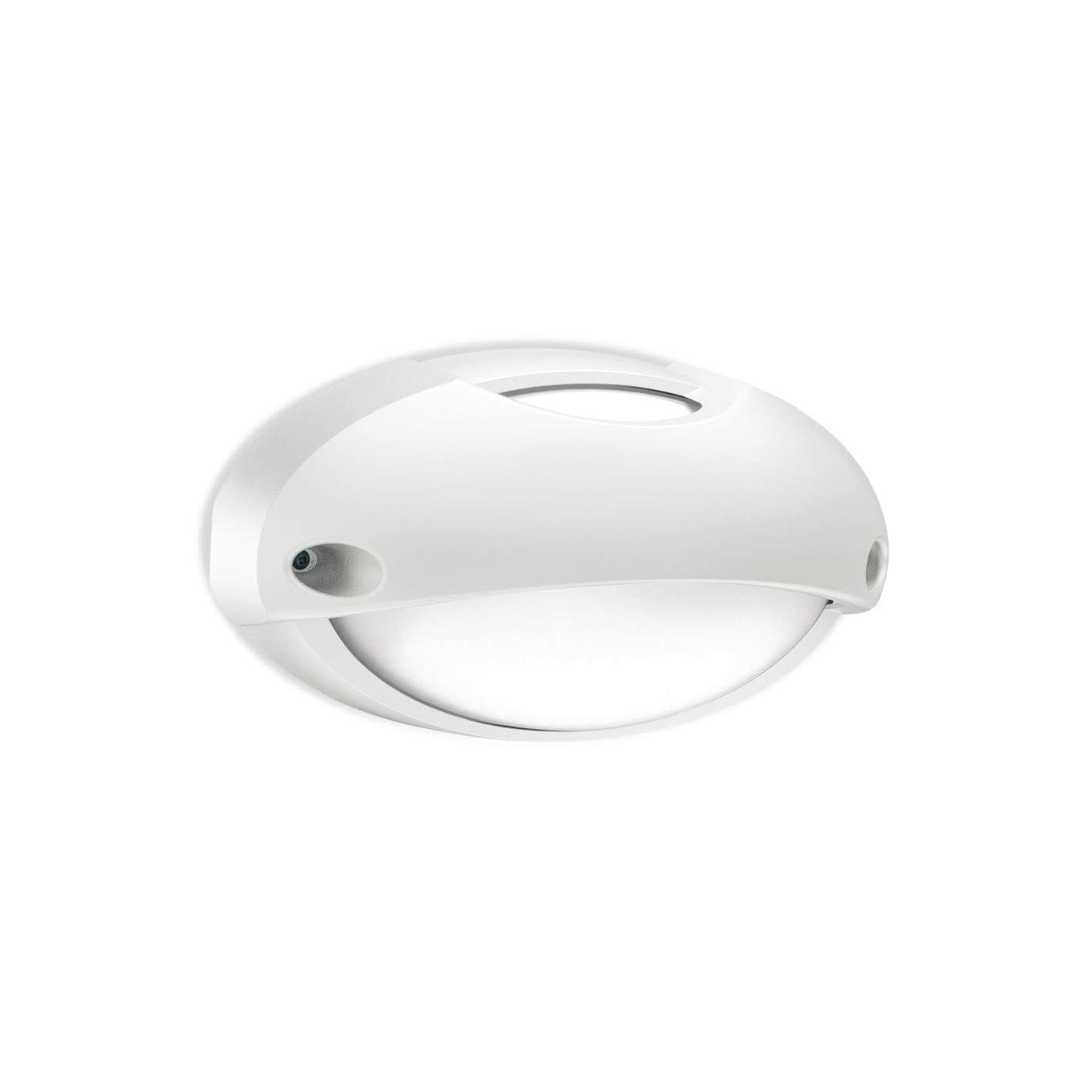 Airy Top Ovale 300 Applique lampada da parete per esterno in tecnopolimero vetro acidato IP54