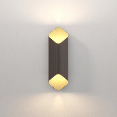 Ako 420 Phase Applique LED 2700K per interno in metallo bronzo oro