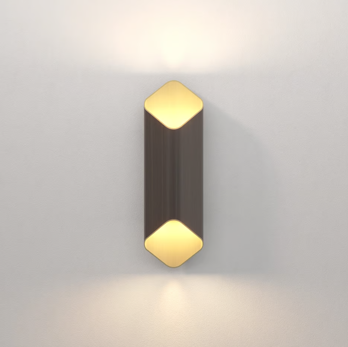 Ako 420 Phase Applique LED 2700K per interno in metallo bronzo oro