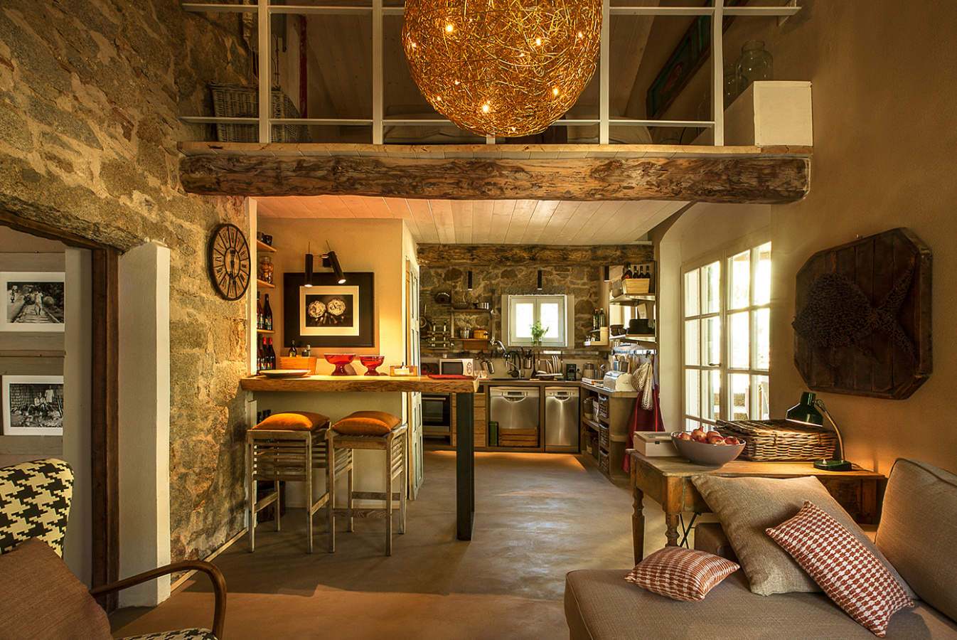 Fil de Fer Lampadario Sospensione sfera filo in alluminio