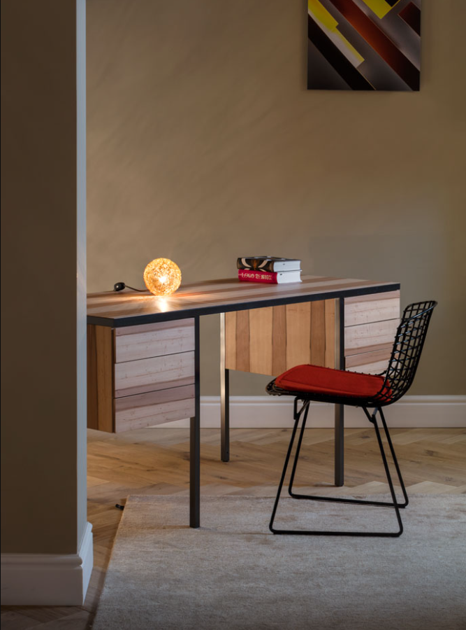 Fil de Fer Sweet Light T lampada tavolo sfere filo in alluminio