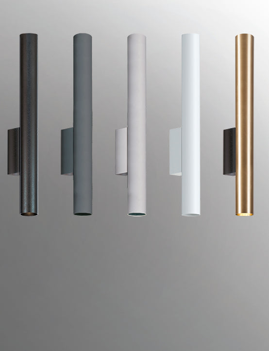 Collins PR Parete cilindro da interno Ø4 H40 cm. ottone satinato