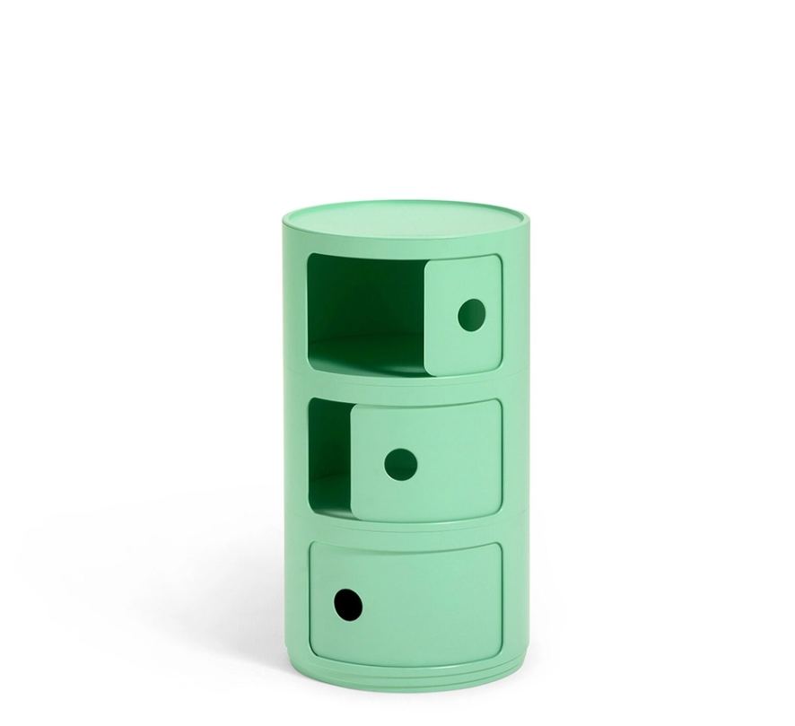Componibili Bio Comodino in Biomateriale Ø32 H58 cm. verde